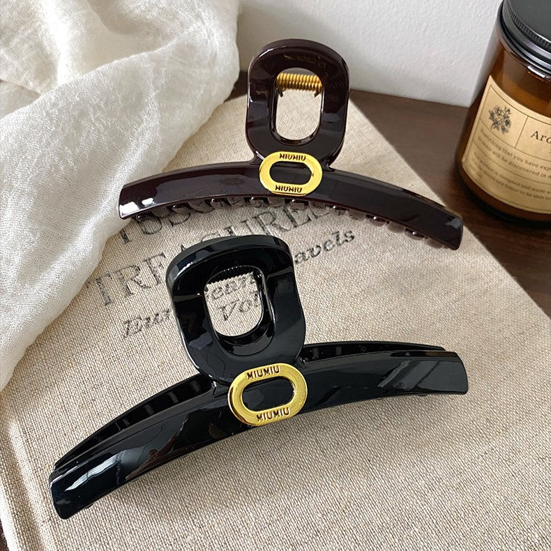 C廠【X139】金標頭髮抓夾女2026新款大號髮量多鯊魚夾後腦勺高端百搭髮夾髮飾
 26.04-3