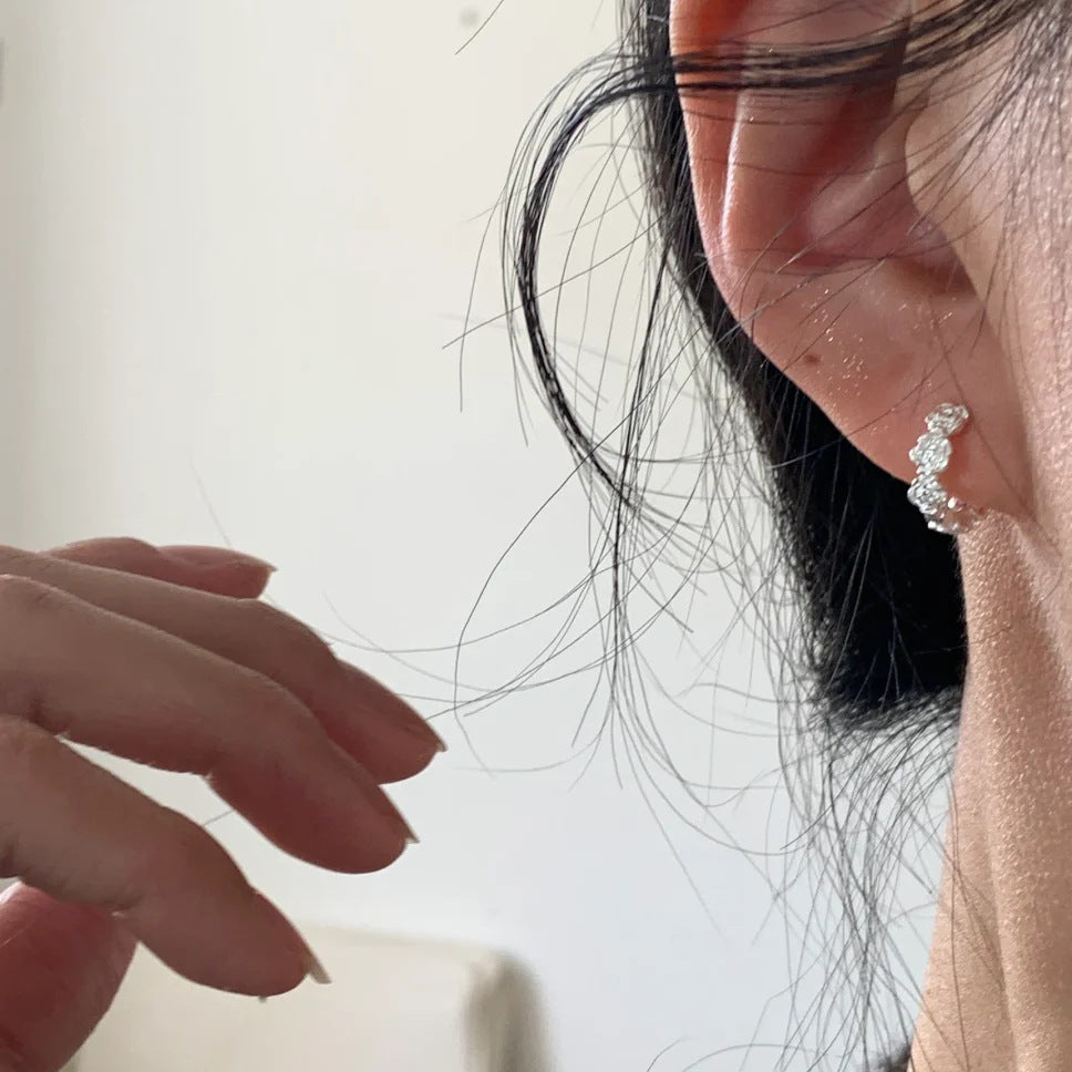E廠【XDQ10513E】小眾高級感S925純銀玫瑰花耳環女森系甜美花朵耳環精緻耳環品
 26.06-4