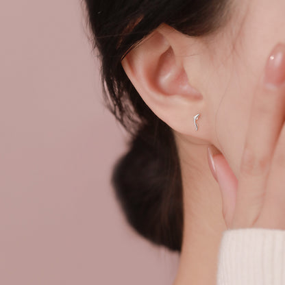 D廠【YC4234E】足銀S999錦鯉耳環輕奢設計感新款精緻小巧好運上岸養耳洞耳飾
 26.01-2