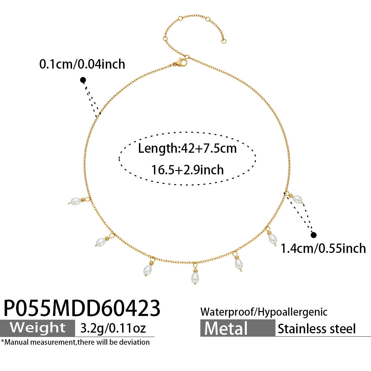 B廠【P040】歐美時尚新款琺瑯彩釉貝殼黏貝珠吊墜項鍊跨境熱銷個性輕奢鎖骨鏈
 26.04-5