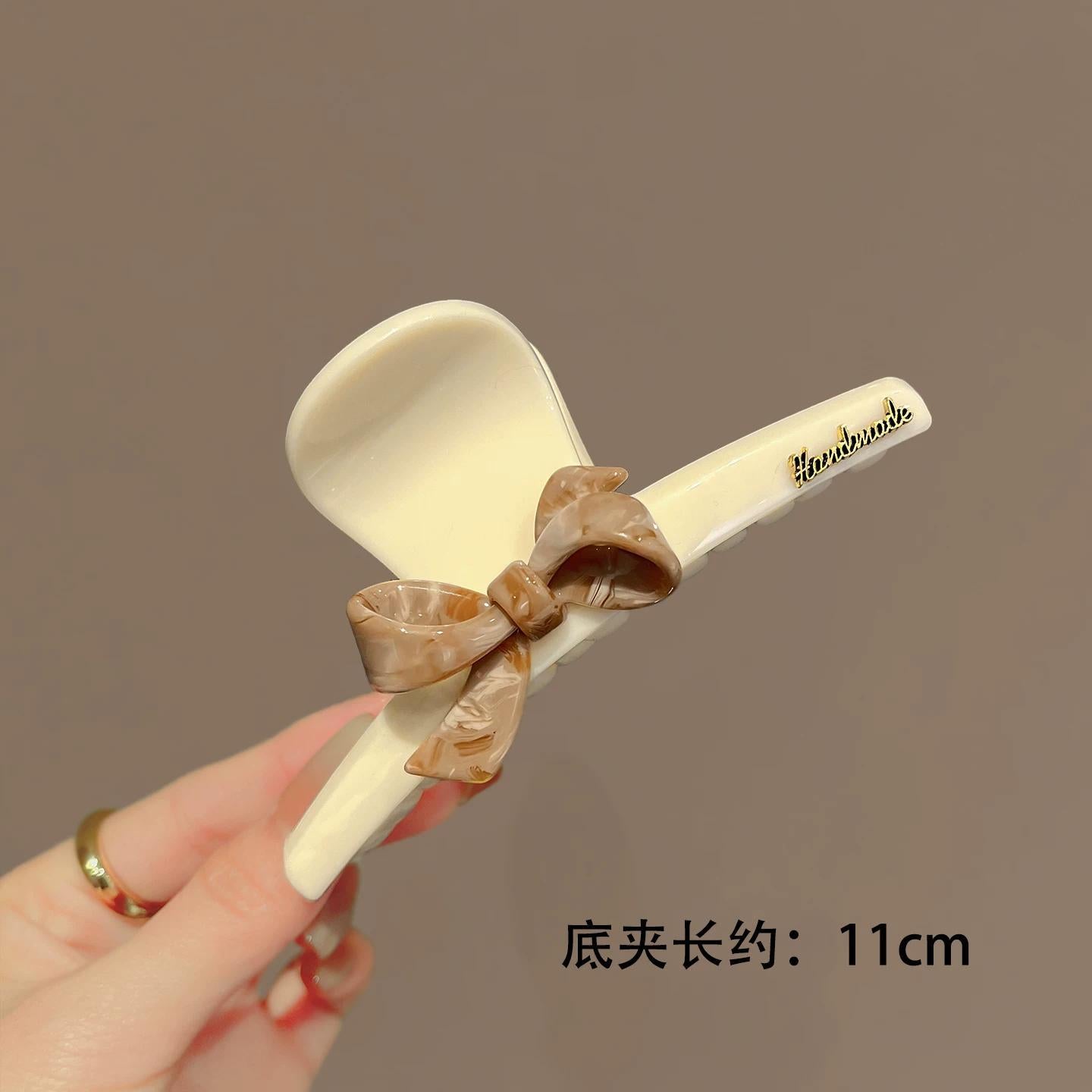 C廠【X366】韓版氣質百搭醋酸抓夾玳瑁蝴蝶結盤髮夾秋冬新款後腦勺大鯊夾
 26.05-4「C廠-單筆結帳需滿，NT$500出貨(不含運費)」