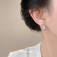 A廠【7088】實物很閃鑲嵌鋯石幾何輕奢風簡約高級感s925銀針新款耳環
 25.11-3