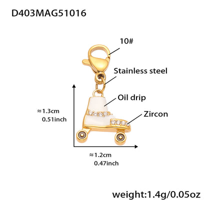 B廠【TXP422】跨境設計5A鋯石彩色滴油夏日水果多配件吊墜項鍊手鍊套裝女
 25.10-4