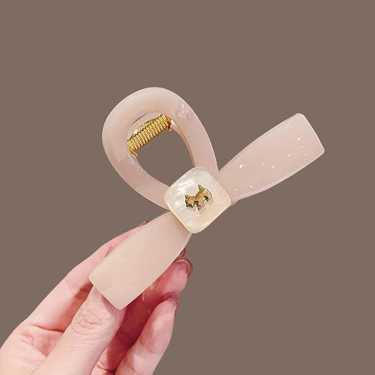 C廠【X46】精緻小狗抓夾女2026新款鯊魚夾高級感夏季髮夾後腦勺盤髮夾髮飾
 26.03-4