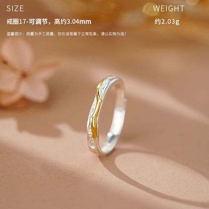 E廠【YC3456R】原創S999足銀荊棘玫瑰情侶對戒小眾紀念禮物輕奢風戒指
 25.10-3