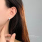 E廠【YC9445E】S999足銀新中式貔貅紋理耳扣女帥氣甜酷風時尚個性耳飾品 24.02-3