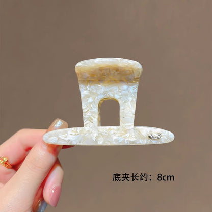 C廠【i66】醋酸抓夾女中號2026新款高級感鯊魚夾髮量少髮飾半紮髮後腦勺髮夾
 26.04-4「C廠-單筆結帳需滿，NT$500出貨(不含運費)」
