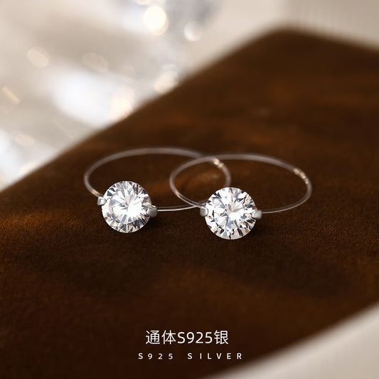 D廠【YC3766R】純銀S925人魚之淚魚線戒指隱形設計感高級輕奢小眾獨特手飾
 26.09-2