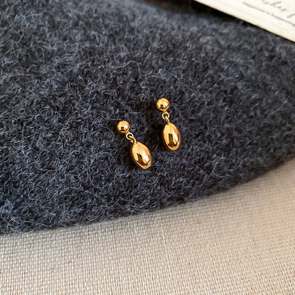 A廠【HE29108】18k真金電鍍水滴吊墜耳環小眾高級感耳環耳環時尚簡約百搭耳環女
 25.10-5