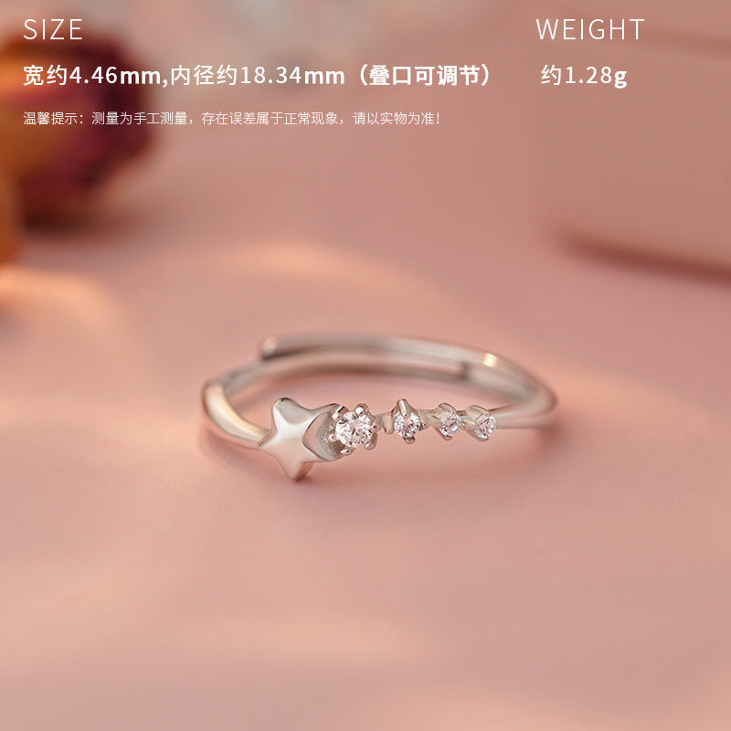 E廠【YC3479R】原創S925純銀悅心系列可愛蝴蝶戒指蝴蝶結戒指女甜美指環 25.04-2