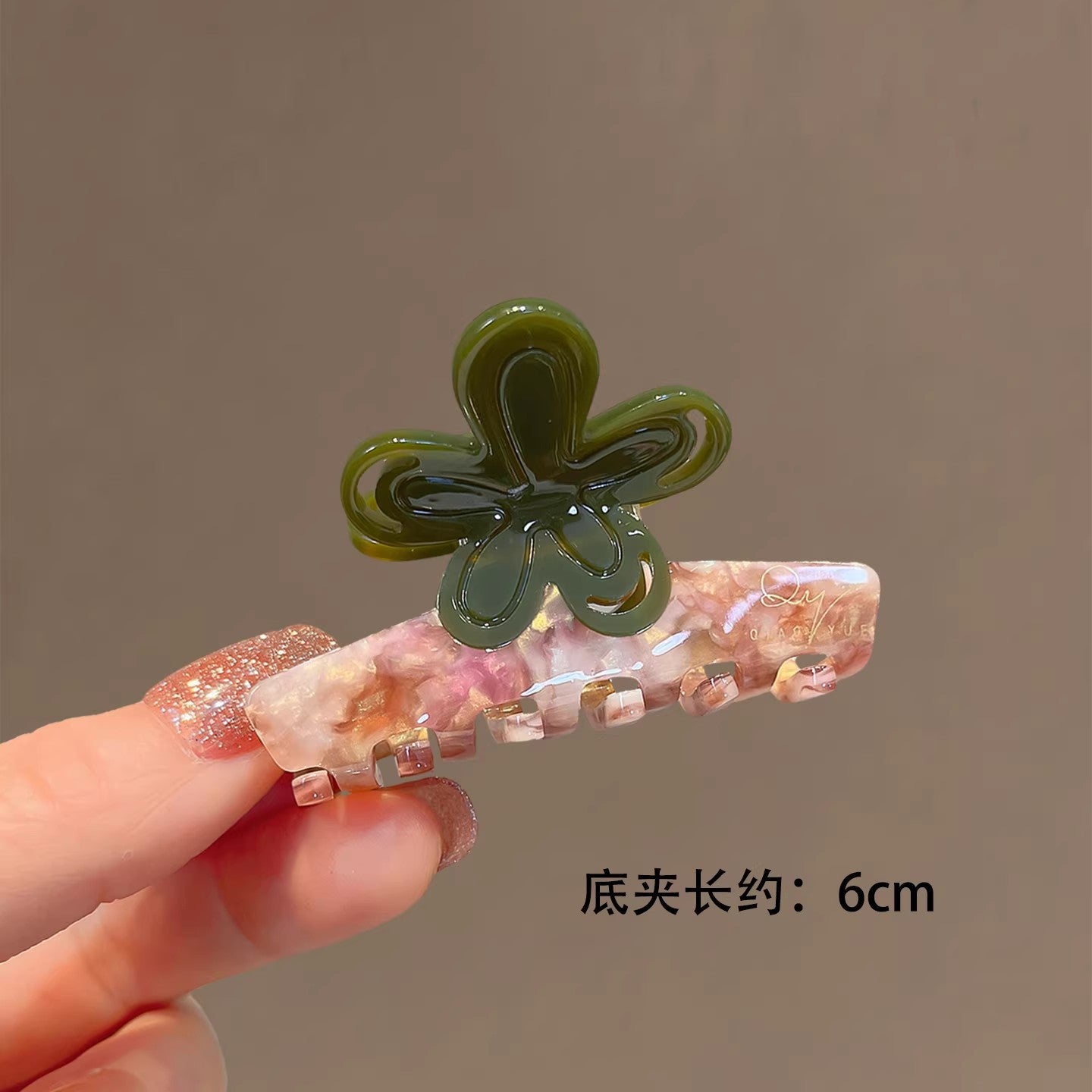 C廠【X127】韓國優雅醋酸抓夾花朵半紮髮夾2026新款品質小號鯊魚夾盤髮夾髮卡
 26.04-3