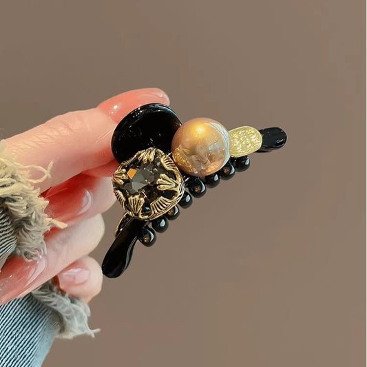 C廠【X9】東大門同款時髦氣質小抓夾網紅超閃水鑽瀏海夾髮卡簡約小號鯊魚夾
 26.03-3