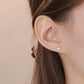 E廠【YC2199E】999足銀花瓣螺絲耳環女甜美小清新森系簡約可愛小眾耳飾 25.04-2
