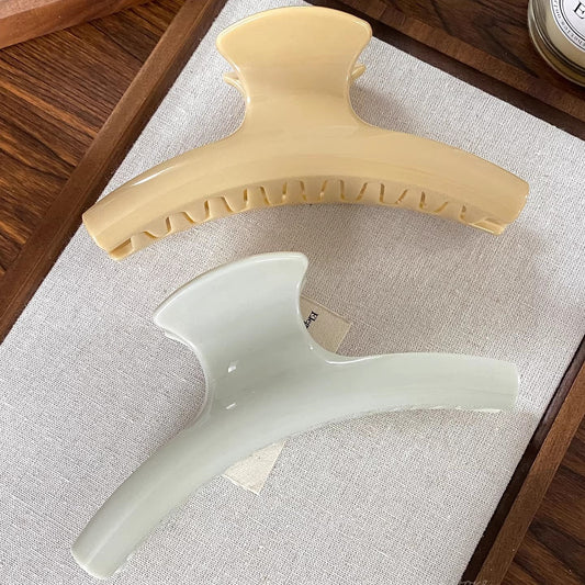 C廠【X3】早春大號弧形抓夾女2026新款簡約百搭後腦勺鯊魚夾髮夾高級感髮飾
 26.03-2