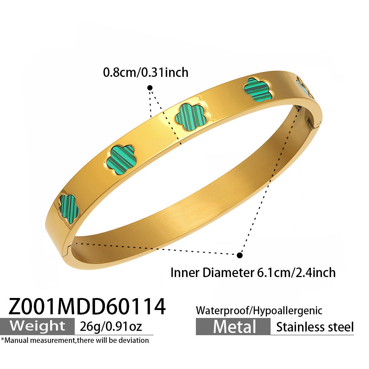 B廠【Z001】歐美ins小眾簡約設計鋯石手鐲個性輕奢玻璃石壓克力花朵手環組合
 26.01-3