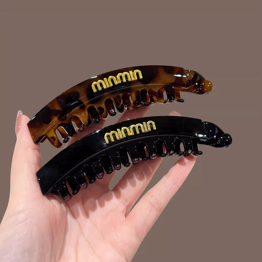 C廠【X108】大髮量香蕉夾超緊高馬尾抓夾固定神器垂直醋酸髮夾2025新款高級感
 26.04-3