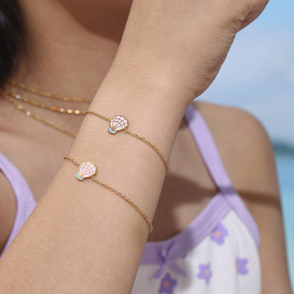 B廠【TXP318】粉紅色白雪公司裙子飾品不銹鋼鍍18k真金不掉色首飾套裝 25.07-3