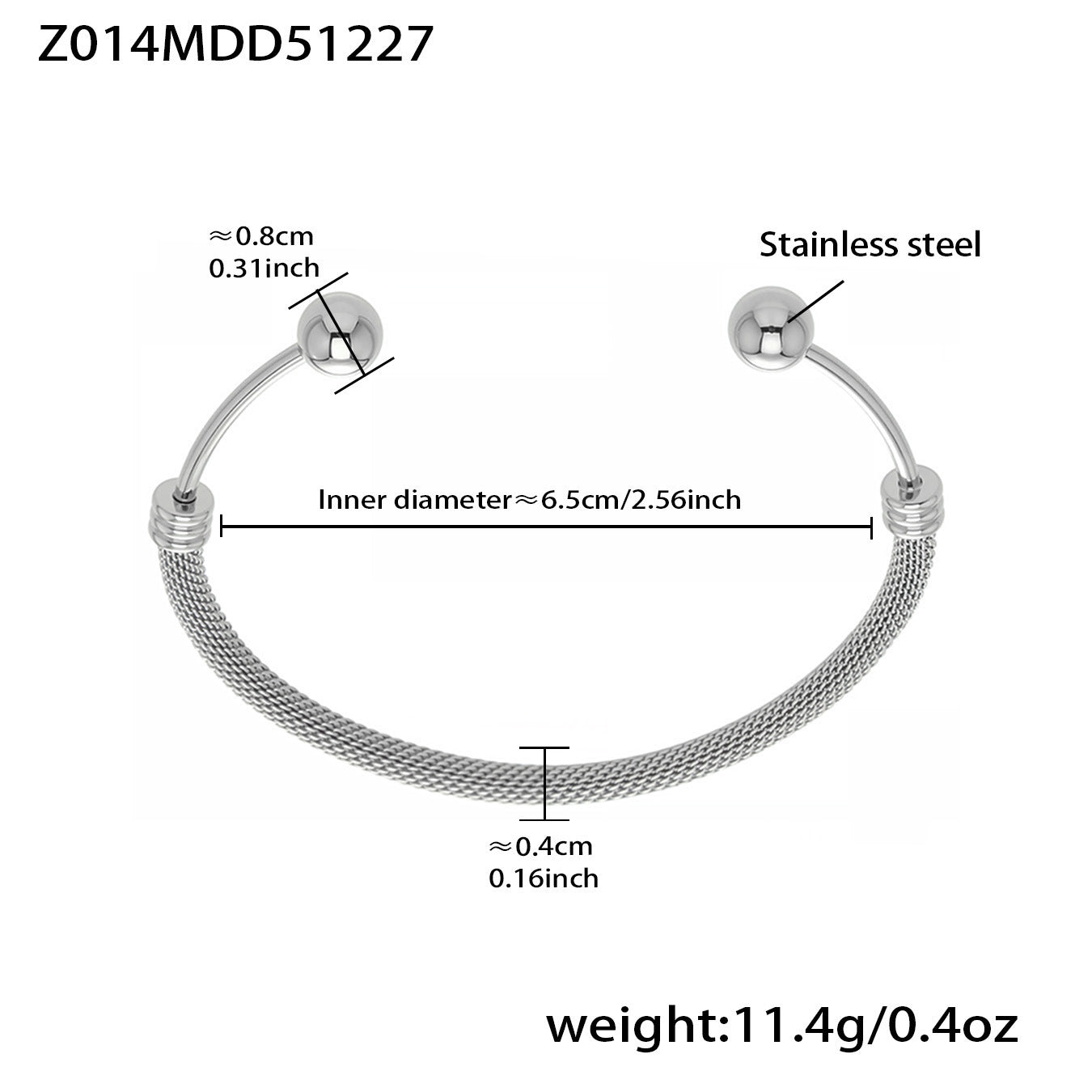 B廠【Z159】跨境熱銷不鏽鋼竹節開口手鐲組合歐美ins個性小眾設計高質感手環
 26.01-1