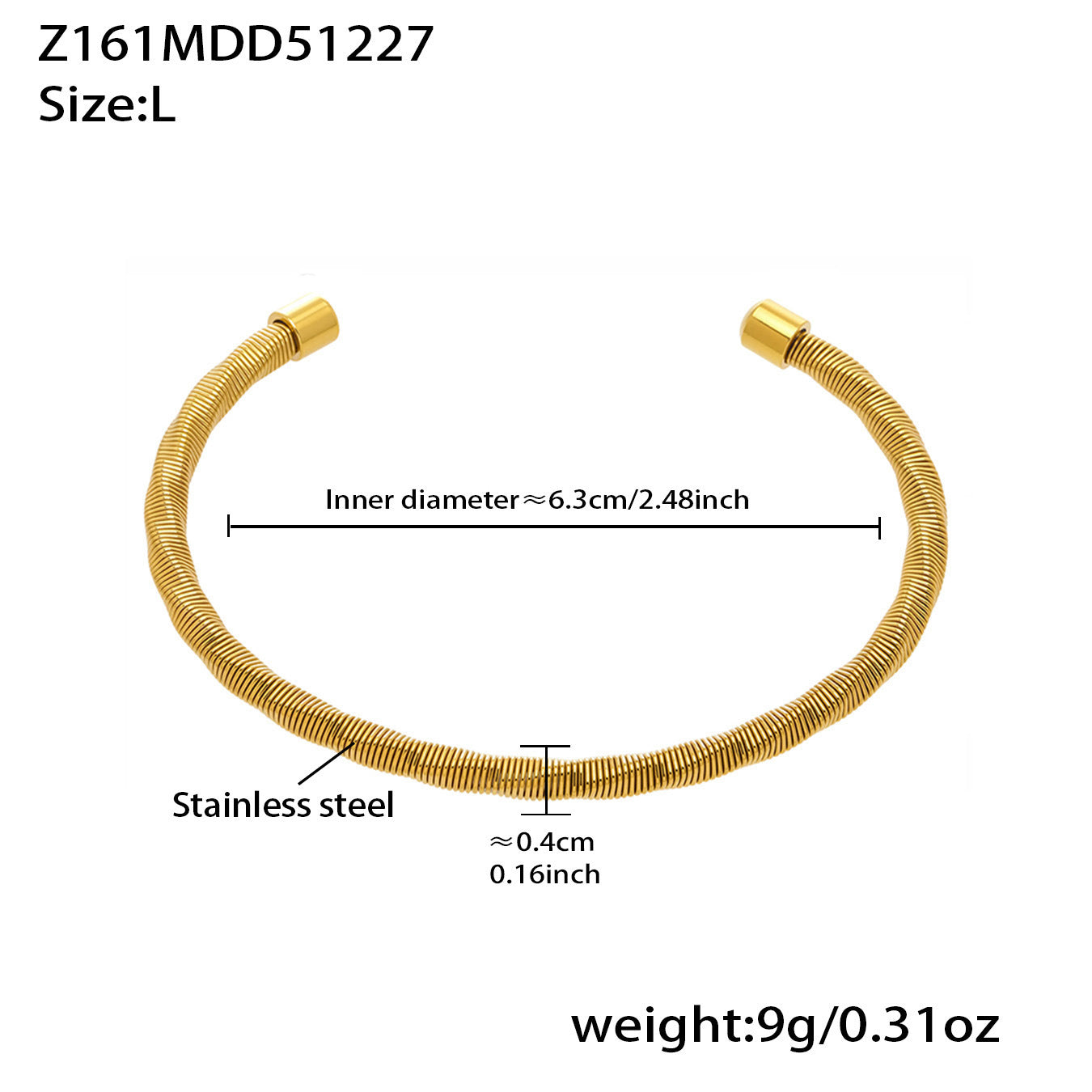 B廠【Z014】不鏽鋼心連心手鐲女簡約ins風鏤空設計幾何手環組合配件鍍18k真金
 26.01-1