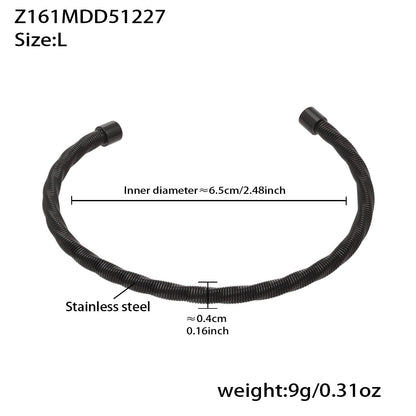 B廠【Z014】不鏽鋼心連心手鐲女簡約ins風鏤空設計幾何手環組合配件鍍18k真金
 26.01-1