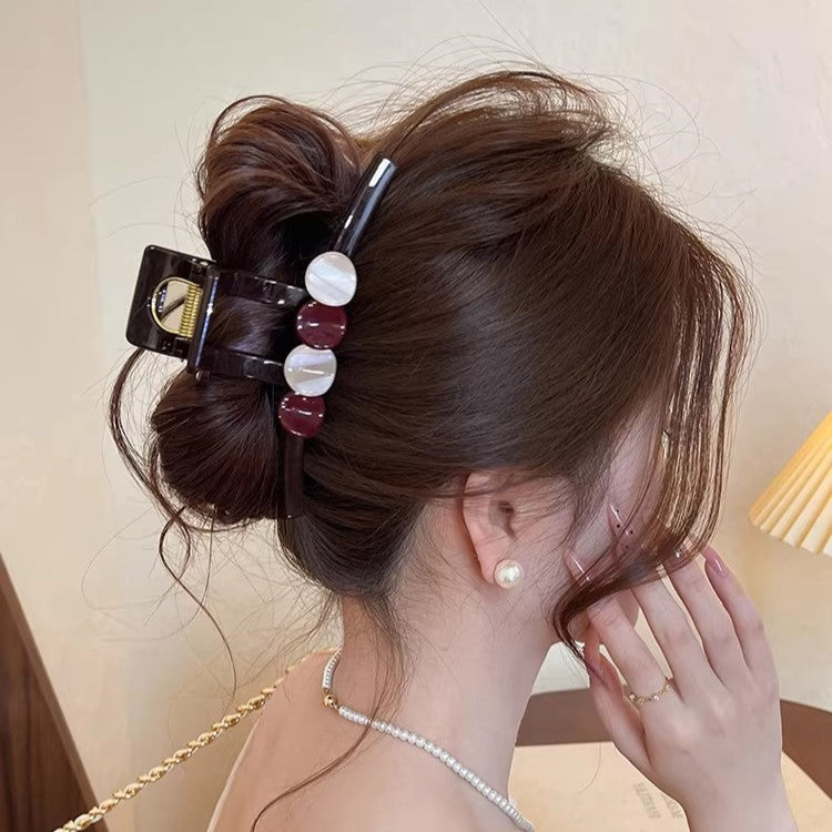 C廠【X13】早春~暈染簡約抓夾2026新款韓系頭髮髮夾女春夏高級感鯊魚夾頭飾
 26.03-3