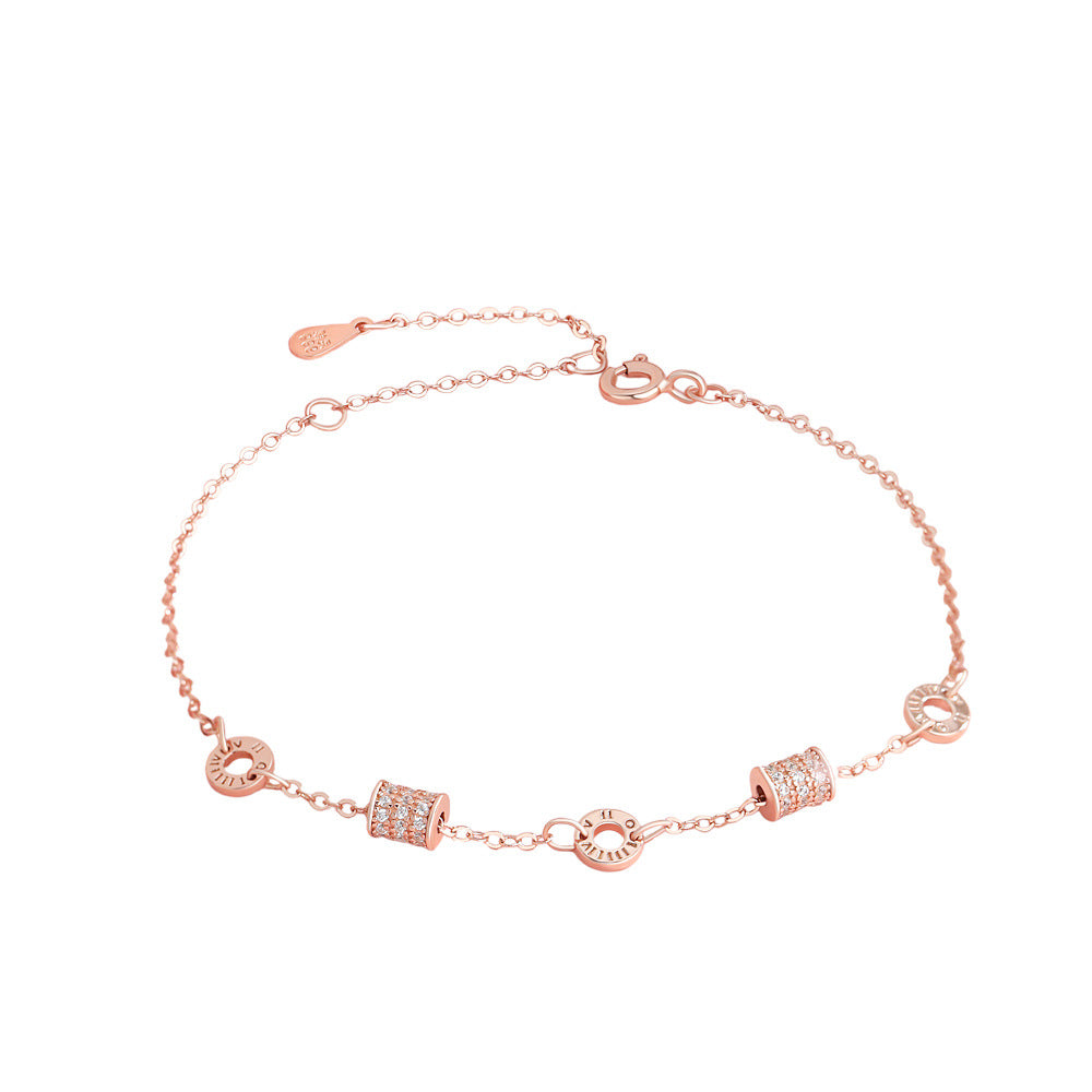 D廠【YC4923SL】足銀S999精緻小蠻腰手鍊女小眾設計高級感百搭輕奢鮮美手鍊
 26.01-1