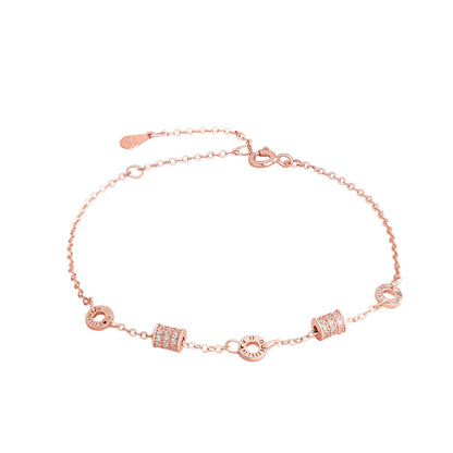 D廠【YC4923SL】足銀S999精緻小蠻腰手鍊女小眾設計高級感百搭輕奢鮮美手鍊
 26.01-1