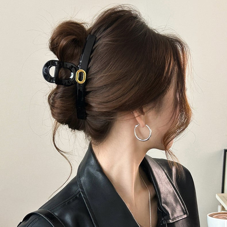 C廠【X139】金標頭髮抓夾女2026新款大號髮量多鯊魚夾後腦勺高端百搭髮夾髮飾
 26.04-3