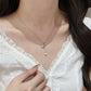 F廠【DQ0434N】原創S925純銀氣質甜美海星貝殼項鍊女時尚個性珍珠流蘇鎖骨鏈
 25.09-3