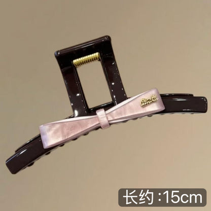 C廠【X415】超仙蝴蝶結髮夾後腦勺大抓夾女2026新款高級感鯊魚夾子簡約髮飾
 26.06-1「C廠-單筆結帳需滿，NT$500出貨(不含運費)」