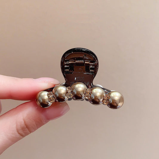 C廠【X70】2026新款精緻珍珠小抓夾後腦勺半抓髮夾高級瀏海夾側邊夾公主頭飾
 26.04-1