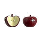 A廠【7174】創意ins風925銀針琺瑯滴釉酒紅色蘋果耳環不對稱個性AB款耳飾
 25.12-1