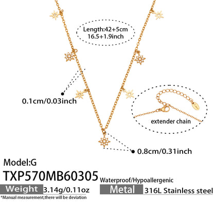 B廠【TXP570】歐美時尚新款小號8字花滿鑽5A鋯石設計DIY多配件項鍊手鍊組合套
 26.03-2