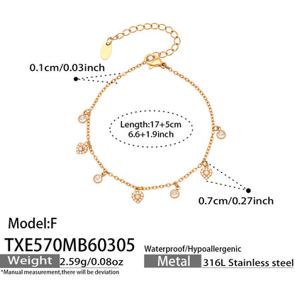 B廠【TXP570】歐美時尚新款小號8字花滿鑽5A鋯石設計DIY多配件項鍊手鍊組合套
 26.03-2