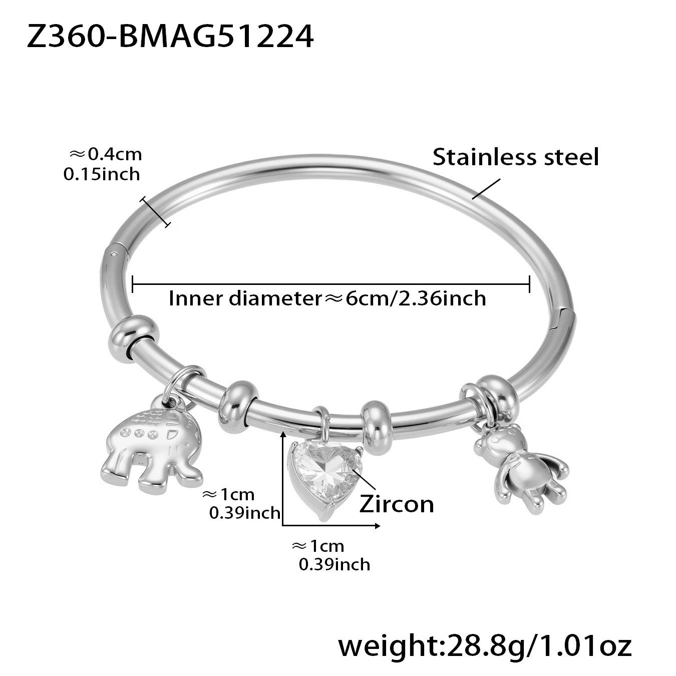 B廠【Z086】不鏽鋼5A鋯石幾何形手鐲鍍18k真金多手環組合 跨國時尚百搭首飾
 26.01-1