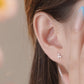 E廠【YC2482E】S999足銀愛心鋯石耳環簡約甜美小眾精緻小巧淑女溫柔耳飾 25.07-1