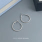 A廠【7165】時尚個性冷淡風大耳圈圓圈銀針高級感通勤百搭耳環
 25.11-4