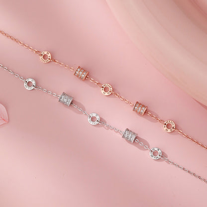 D廠【YC4923SL】足銀S999精緻小蠻腰手鍊女小眾設計高級感百搭輕奢鮮美手鍊
 26.01-1