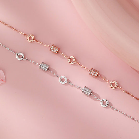 D廠【YC4923SL】足銀S999精緻小蠻腰手鍊女小眾設計高級感百搭輕奢鮮美手鍊
 26.01-1