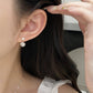 F廠【DQ10279E】原創設計不對稱耳環S925純銀甜美清新海星貝殼耳飾女簡約百搭
 25.09-3