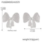 B廠【F1660】歐美飾品蝴蝶結耳環不鏽鋼PVD電鍍保色不過敏簡約通勤耳飾 24.11-2
