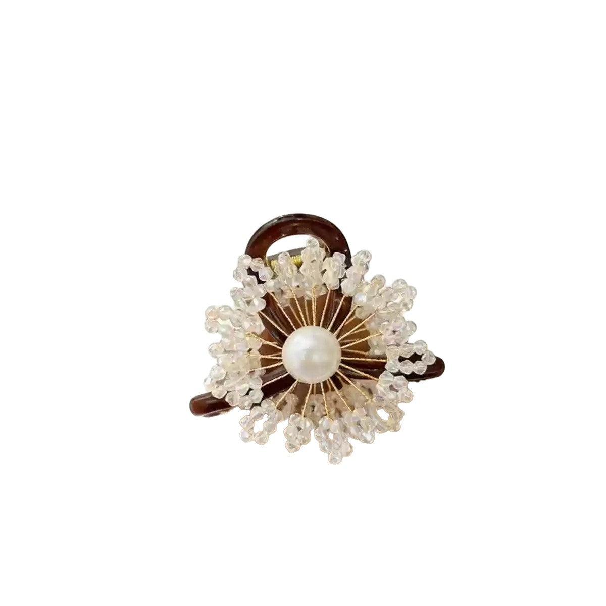 C廠【X122】花朵圓珠抓夾女後腦勺高級感鯊魚夾2026新款獨特髮夾春夏漂亮髮飾
 26.04-3