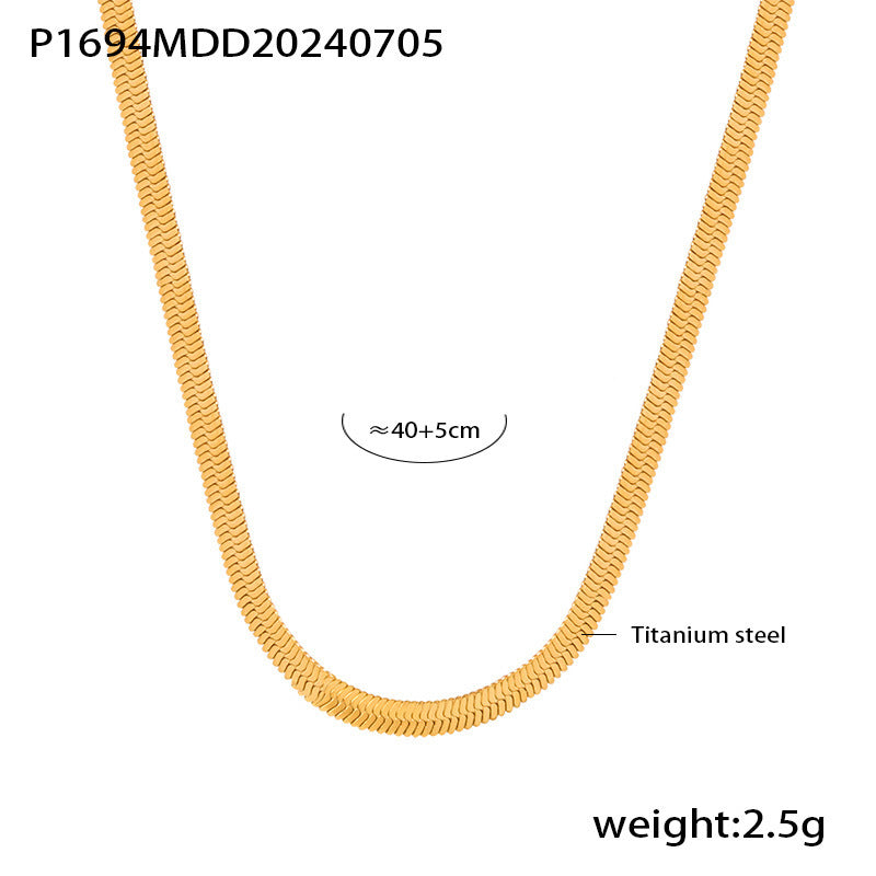 B廠【P1702】跨境熱銷ins風英文字母心形鋯石項鍊雙層疊戴輕奢風不銹鋼鎖骨鏈 24.09-3