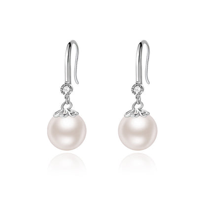 E廠【XDQ11702E】S999純銀法式復古仿珍珠耳環女高級感設計耳環珍珠耳環耳飾品
 26.01-2