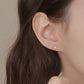 E廠【YC2359E】999足銀個性五角星耳環時尚清新甜美風精緻小巧耳飾 25.04-2