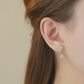 E廠【YC9452E】S999足銀森系珍珠玫瑰花耳環女小眾氣質優雅甜美溫柔耳飾 25.04-4