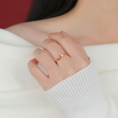 D廠【YC5239R】原創足銀S999錦鯉鋯石戒指上岸好運國潮復古國風精美小眾手飾
 26.01-1