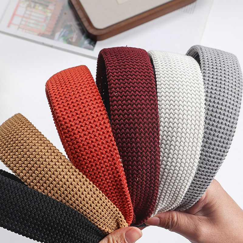 C廠【C305】針織毛線髮箍秋冬寬版髮捆頭飾純色高級感頭扣壓髮卡韓式洋氣頭箍
 25.11-4「C廠-單筆結帳需滿，NT$500出貨(不含運費)」