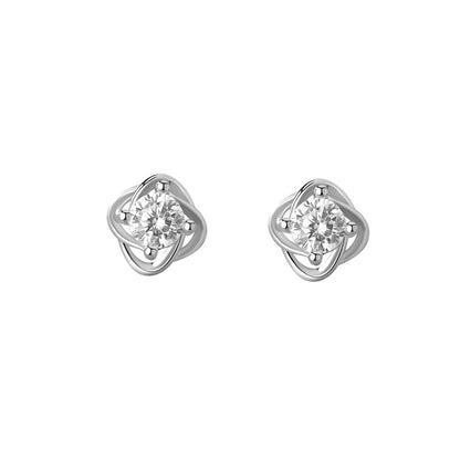 D廠【YCT_YC00015E】新款S999銀針輕奢四葉草耳環女高級感優雅高級氛圍感小眾耳飾
 26.04-3