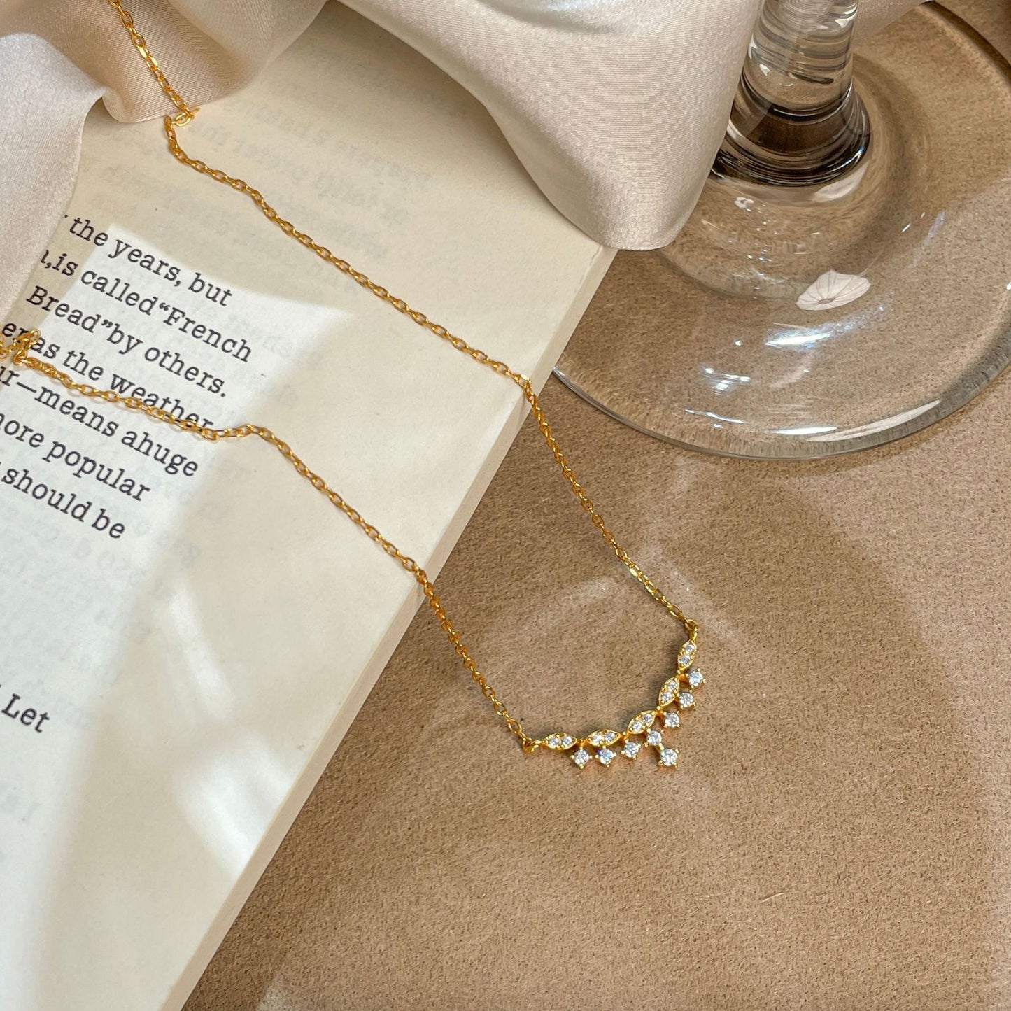 E廠【DQ0025N】法式輕奢爆閃滿天星項鍊女S925純銀輕奢設計感mini鋯石鎖骨鏈
 25.10-3